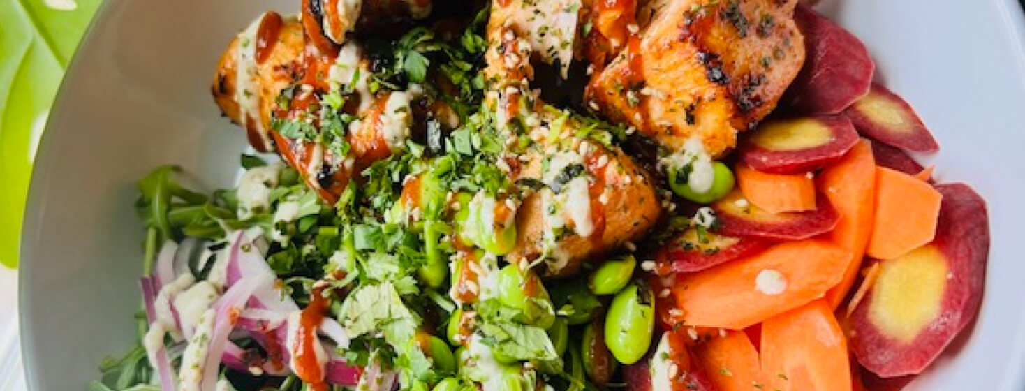 Sweet Heat Salmon Salad