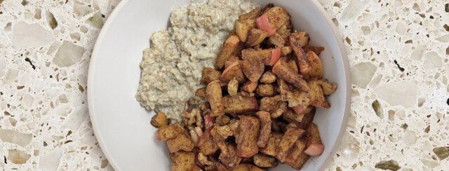 Kidney Friendly Apple Crisp Oatmeal image